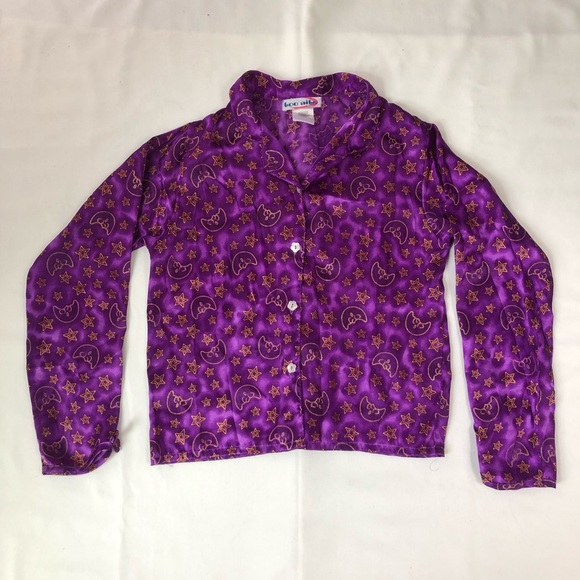 Celestial Shiny Moon and Stars Pajama Set - Picture 6 of 8